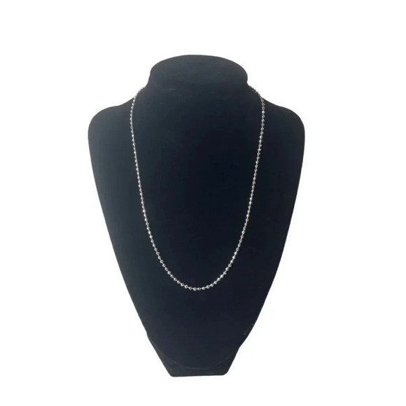 NWT Giani BerniniBead Link 18" Chain Necklace (2.5mm) in 925 Sterling Silver - Picture 1 of 4